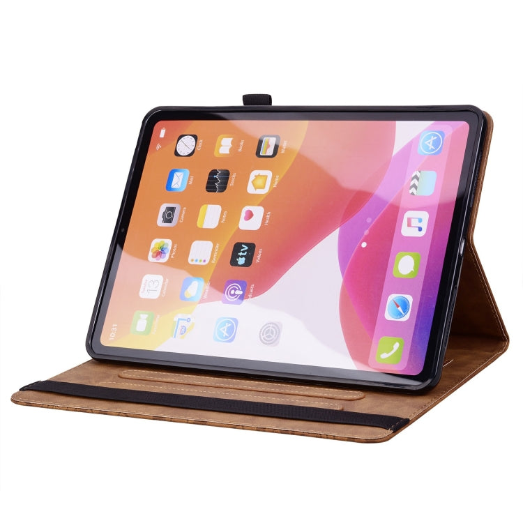 For Lenovo Tab M11 / Xiaoxin Pad 11 2024 Calf Texture Embossed Leather Tablet Case(Brown) - free shipping - PMC Jewellery - Order now!