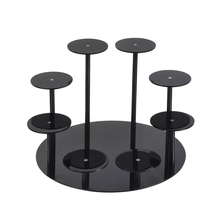 YX034 Acrylic Cupcake Shelf Cartoon Cake Display Stand(Black) - free shipping - PMc TechLife - Order now!