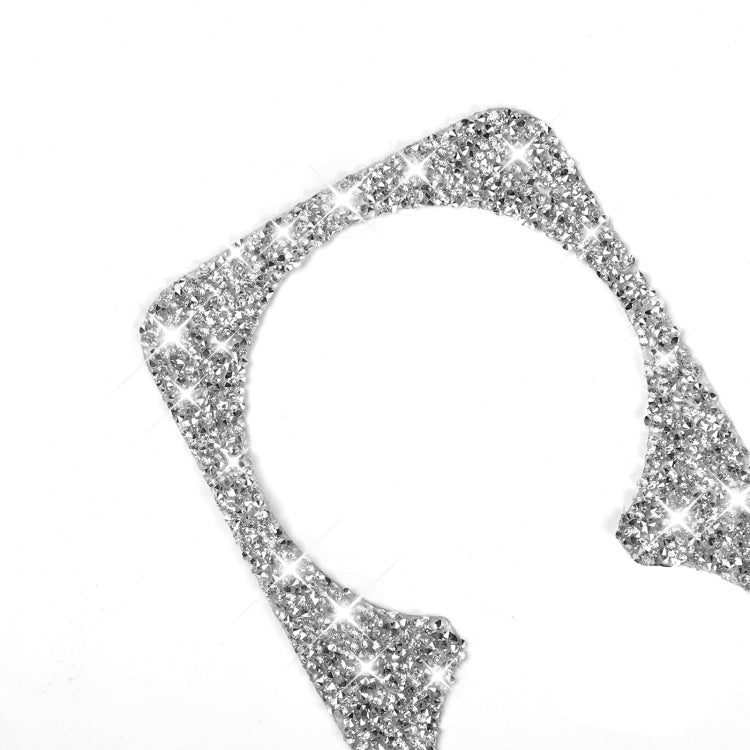 For Ford Mustang Mach E 2021 Car Rear Seat Cup Holder Frame Diamond Decorative Sticker - Car Interior Mouldings by PMC TechLife | Online Shopping South Africa | PMC TechLife | Buy Now Pay Later Mobicred