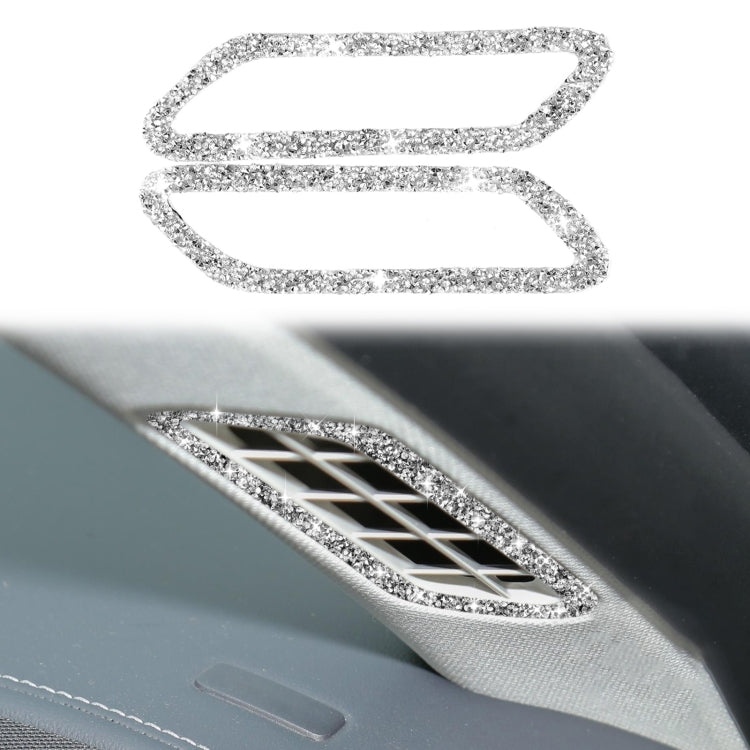 For Ford Mustang Mach E 2021 Car Door Pillar Air Outlet Diamond Decorative Sticker - Car Interior Mouldings by PMC TechLife | Online Shopping South Africa | PMC TechLife | Buy Now Pay Later Mobicred