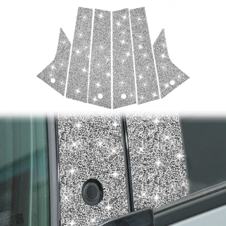 For Ford Mustang Mach E 2021 Car B-pillar Diamond Decorative Sticker - Car Interior Mouldings by PMC TechLife | Online Shopping South Africa | PMC TechLife | Buy Now Pay Later Mobicred