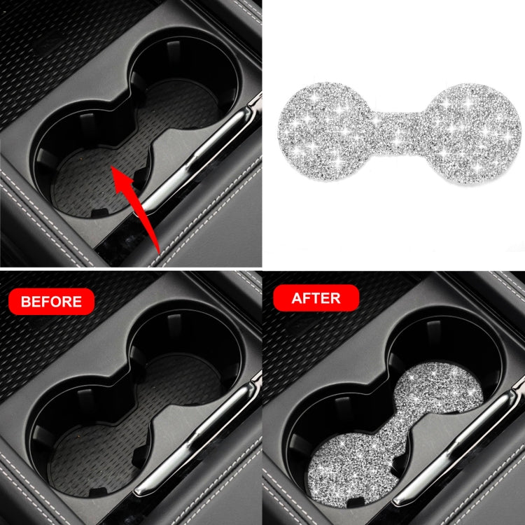 For Ford Mustang Mach E 2021 Car Large Cup Base Diamond Decorative Sticker - Car Interior Mouldings by PMC TechLife | Online Shopping South Africa | PMC TechLife | Buy Now Pay Later Mobicred