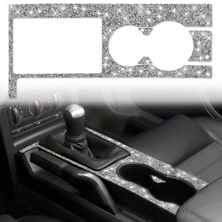 For Ford Mustang 2005-2009 Car Gear Panel Diamond Decorative Sticker, Left Drive - Car Interior Mouldings by PMC TechLife | Online Shopping South Africa | PMC TechLife | Buy Now Pay Later Mobicred