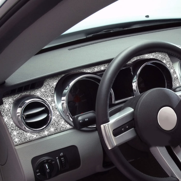 For Ford Mustang 2005-2009 Car Dashboard Frame Diamond Decorative Sticker, Left Drive - Car Interior Mouldings by PMC TechLife | Online Shopping South Africa | PMC TechLife | Buy Now Pay Later Mobicred