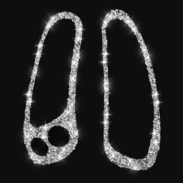 For Chevrolet Corvette C5 1998-2004 2 in 1 Both Sides of Car Speedometer Diamond Decorative Sticker, Left Drive - Car Interior Mouldings by PMC TechLife | Online Shopping South Africa | PMC TechLife | Buy Now Pay Later Mobicred