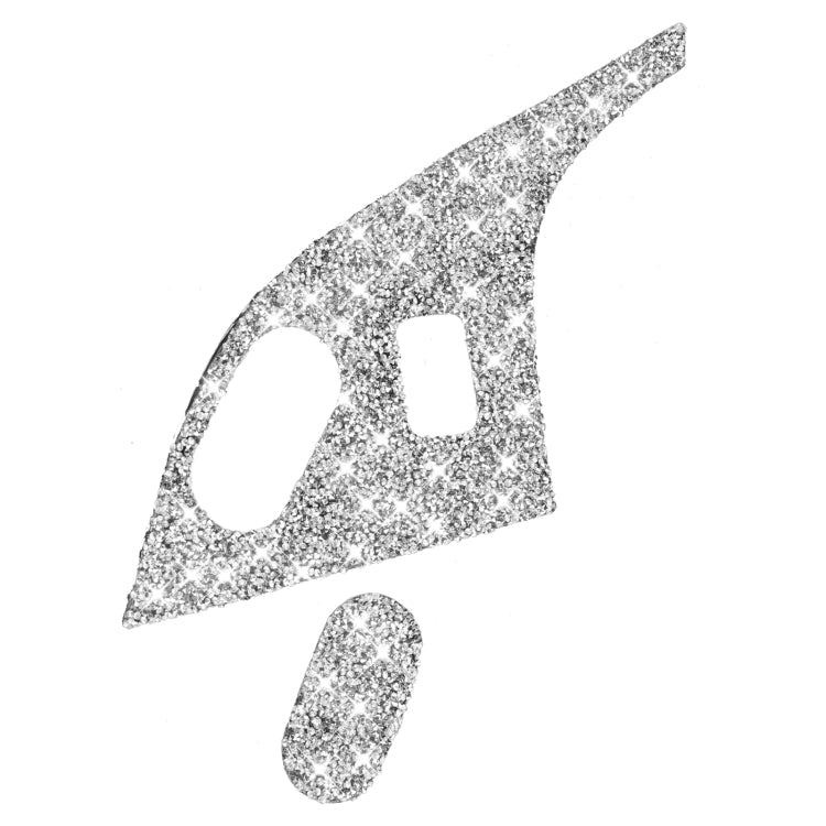 For Chevrolet Corvette C6 2005-2013 Car Door Lock Panel Diamond Decorative Sticker, Left Drive - Car Interior Mouldings by PMC TechLife | Online Shopping South Africa | PMC TechLife | Buy Now Pay Later Mobicred