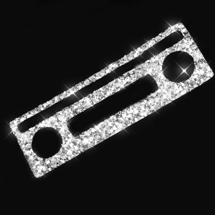 For Chevrolet Corvette C6 2005-2013 Car Aircondition Button Diamond Decorative Sticker, Left Drive - Car Interior Mouldings by PMC TechLife | Online Shopping South Africa | PMC TechLife | Buy Now Pay Later Mobicred