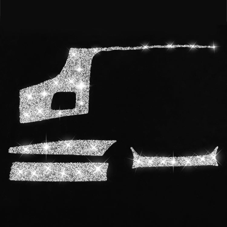 For Chevrolet Corvette C7 2014-2019 4 in 1 Car Central Control Panel Diamond Decorative Sticker, Left Drive - Car Interior Mouldings by PMC TechLife | Online Shopping South Africa | PMC TechLife | Buy Now Pay Later Mobicred