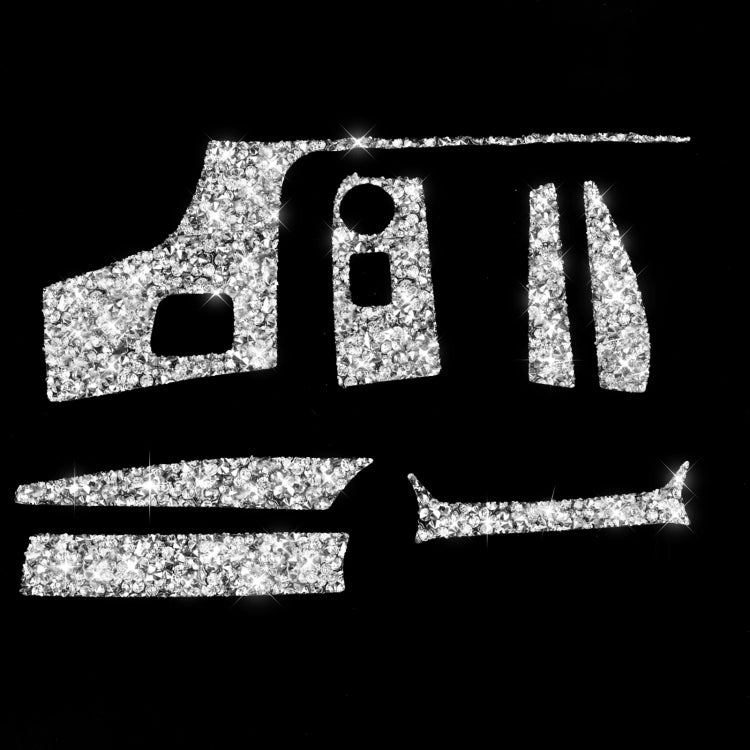 For Chevrolet Corvette C7 2014-2019 7 in 1 Car Central Control Panel Diamond Decorative Sticker, Left Drive - Car Interior Mouldings by PMC TechLife | Online Shopping South Africa | PMC TechLife | Buy Now Pay Later Mobicred