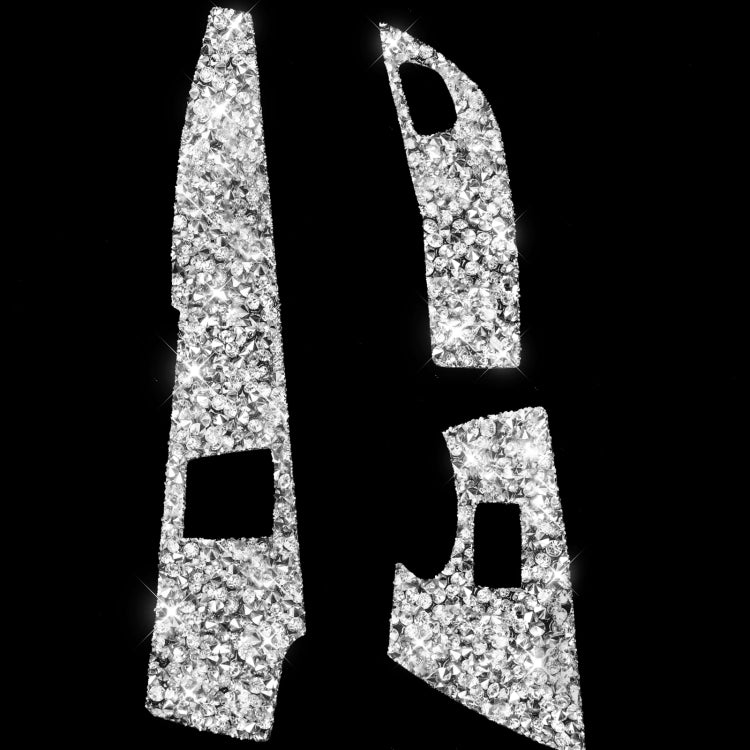 For Chevrolet Corvette C7 2014-2019 Car Door Button Panel Diamond Decorative Sticker, Left Drive - free shipping - PMC TechLife - Order now!