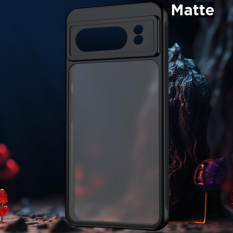 For Google Pixel 9 Pro Ultra-thin Translucent PC+TPU Phone Case(Black) - Google Cases by PMC TechLife | Online Shopping South Africa | PMC TechLife | Buy Now Pay Later Mobicred