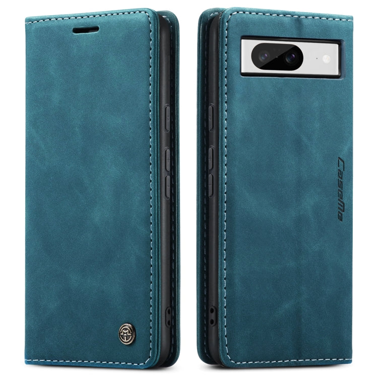 For Google Pixel 8 CaseMe 013 Multifunctional Horizontal Flip Leather Phone Case(Blue) - free shipping - PMC Jewellery - Order now!