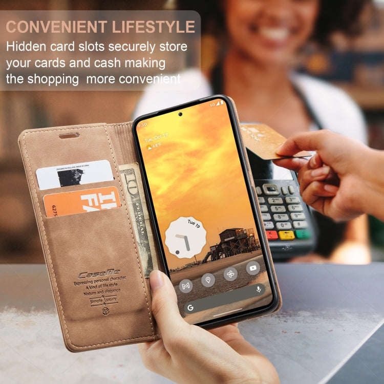 For Google Pixel 9 / 9 Pro CaseMe 013 Multifunctional Horizontal Flip Leather Phone Case(Brown) - free shipping - PMC TechLife - Order now!