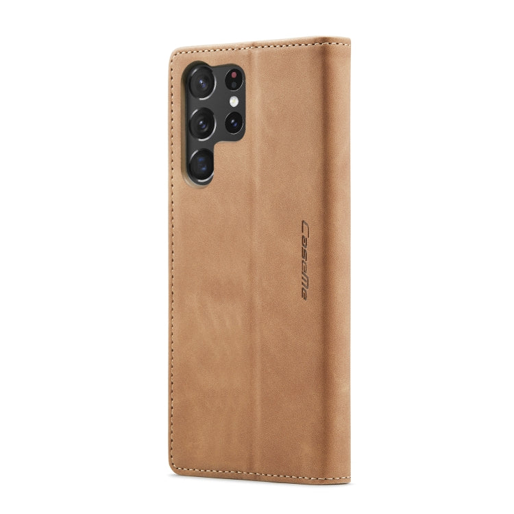 ForSamsung Galaxy S24 Ultra 5G CaseMe 013 Multifunctional Horizontal Flip Leather Phone Case(Brown) - free shipping - PMC Jewellery - Order now!