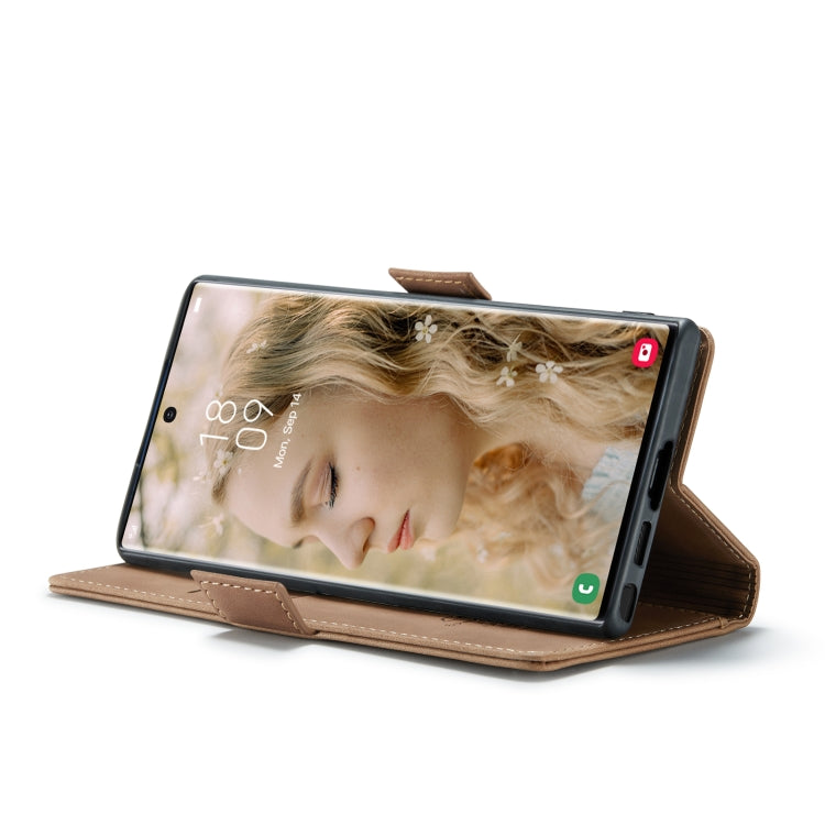 ForSamsung Galaxy S24 Ultra 5G CaseMe 013 Multifunctional Horizontal Flip Leather Phone Case(Brown) - free shipping - PMC Jewellery - Order now!