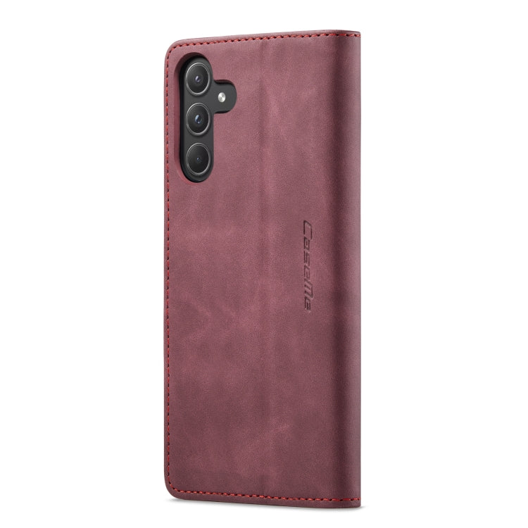 For Samsung Galaxy A55 5G CaseMe 013 Multifunctional Horizontal Flip Leather Phone Case(Wine Red) - free shipping - PMC Jewellery - Order now!