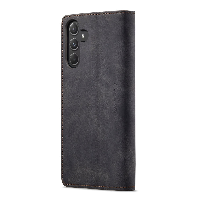 For Samsung Galaxy A55 5G CaseMe 013 Multifunctional Horizontal Flip Leather Phone Case(Black) - free shipping - PMC Jewellery - Order now!