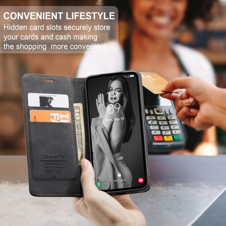 For Samsung Galaxy A55 5G CaseMe 013 Multifunctional Horizontal Flip Leather Phone Case(Black) - free shipping - PMC Jewellery - Order now!