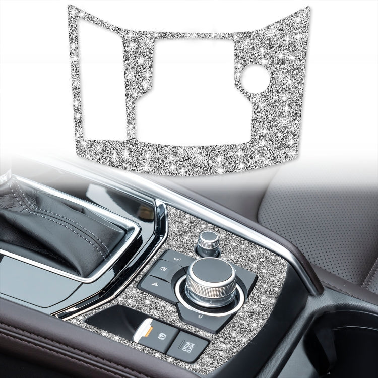For Mazda CX-5 2017-2018 Car Electronic Handbrake Panel Diamond Decorative Sticker, Left Drive - Car Interior Mouldings by PMC TechLife | Online Shopping South Africa | PMC TechLife | Buy Now Pay Later Mobicred