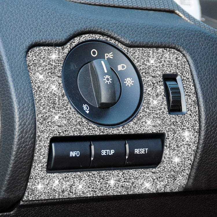 For Ford Mustang 2009-2013 Car Headlight Diamond Decoration Sticker, Left Hand Drive - Car Interior Mouldings by PMC TechLife | Online Shopping South Africa | PMC TechLife | Buy Now Pay Later Mobicred