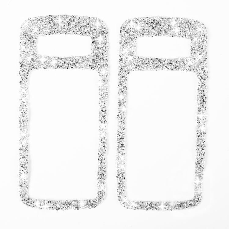 For Ford Mustang 2009-2013 2pcs Car Door Inner Handle Diamond Decoration Sticker, Left Hand Drive - Car Interior Mouldings by PMC TechLife | Online Shopping South Africa | PMC TechLife | Buy Now Pay Later Mobicred