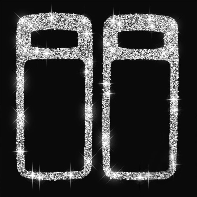 For Ford Mustang 2009-2013 2pcs Car Door Inner Handle Diamond Decoration Sticker, Left Hand Drive - Car Interior Mouldings by PMC TechLife | Online Shopping South Africa | PMC TechLife | Buy Now Pay Later Mobicred