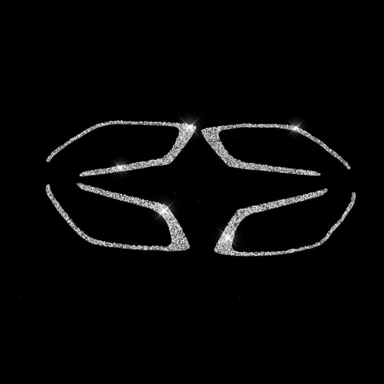 For Mazda CX-5 2017-2018 Car Interior Door Handle Diamond Decorative Sticker,Left and Right Drive Universal - Car Interior Mouldings by PMC TechLife | Online Shopping South Africa | PMC TechLife | Buy Now Pay Later Mobicred