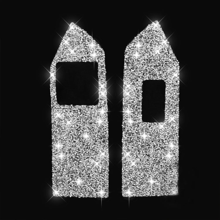 For Ford Mustang 2009-2013 3pcs Car Window Glass Lifter Panel Diamond Decoration Sticker, Left Hand Drive - Car Interior Mouldings by PMC TechLife | Online Shopping South Africa | PMC TechLife | Buy Now Pay Later Mobicred