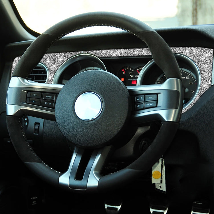 For Ford Mustang 2009-2013 3pcs Car Left Air Outlet Dashboard Diamond Decoration Sticker, Left Hand Drive - Car Interior Mouldings by PMC TechLife | Online Shopping South Africa | PMC TechLife | Buy Now Pay Later Mobicred