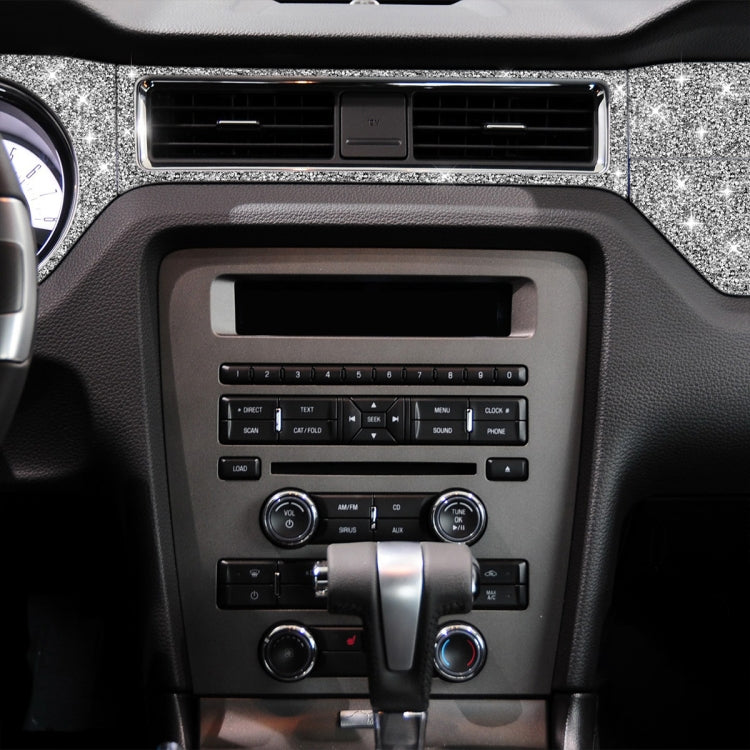 For Ford Mustang 2009-2013 7pcs Car Central Control Dashboard Diamond Decoration Sticker, Left Hand Drive - Car Interior Mouldings by PMC TechLife | Online Shopping South Africa | PMC TechLife | Buy Now Pay Later Mobicred