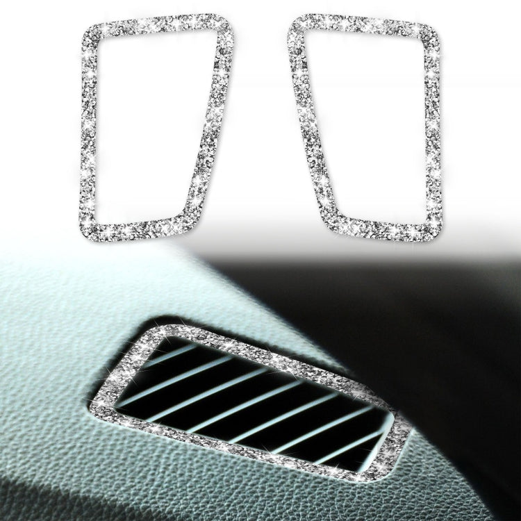 For BMW 3 Series E90 2005-2012 Car Air Outlet Diamond Decorative Sticker, Left Drive - Car Interior Mouldings by PMC TechLife | Online Shopping South Africa | PMC TechLife | Buy Now Pay Later Mobicred