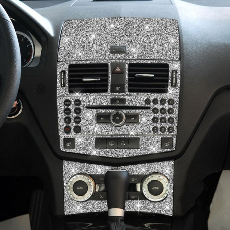 For Mercedes-Benz C-class W204 2007-2010 Car Gear Set Diamond Decorative Sticker, Left and Right Drive - Car Interior Mouldings by PMC TechLife | Online Shopping South Africa | PMC TechLife | Buy Now Pay Later Mobicred