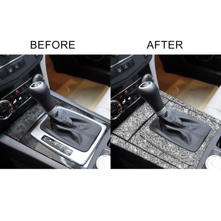 For Mercedes-Benz C-class W204 2007-2013 Car Gear Set Diamond Decorative Sticker, Left-hand Drive - Car Interior Mouldings by PMC TechLife | Online Shopping South Africa | PMC TechLife | Buy Now Pay Later Mobicred