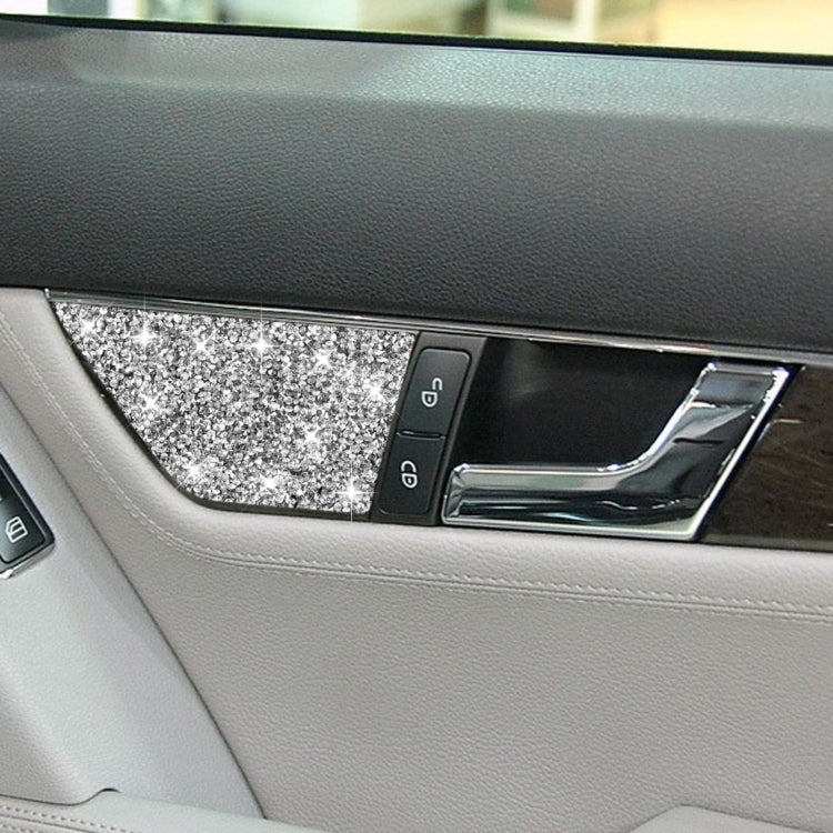 For Mercedes-Benz C-class W204 2007-2013 Car Seat Adjustment C Diamond Decorative Sticker, Left and Right Drive - Car Interior Mouldings by PMC TechLife | Online Shopping South Africa | PMC TechLife | Buy Now Pay Later Mobicred