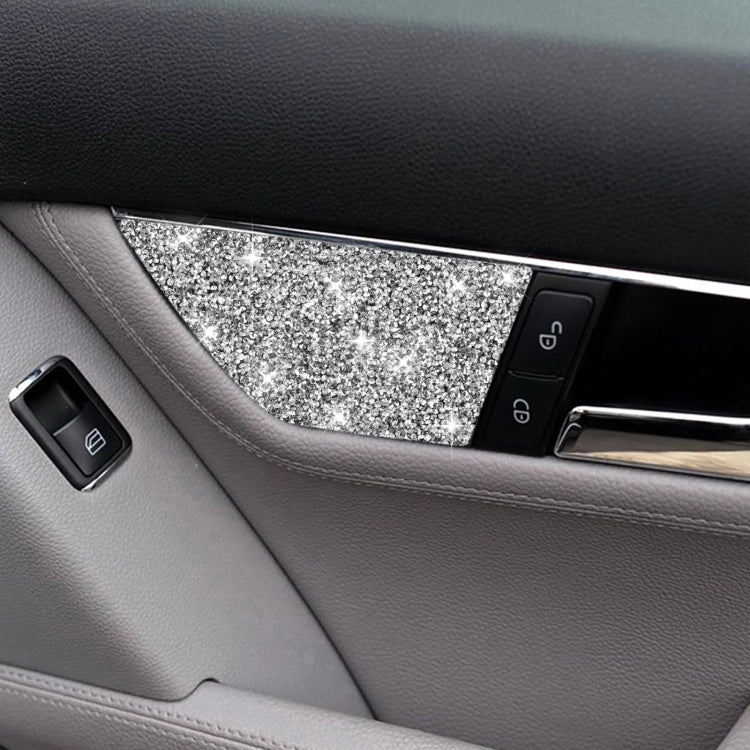 For Mercedes-Benz C-class W204 2007-2013 Car Seat Adjustment C Diamond Decorative Sticker, Left and Right Drive - Car Interior Mouldings by PMC TechLife | Online Shopping South Africa | PMC TechLife | Buy Now Pay Later Mobicred