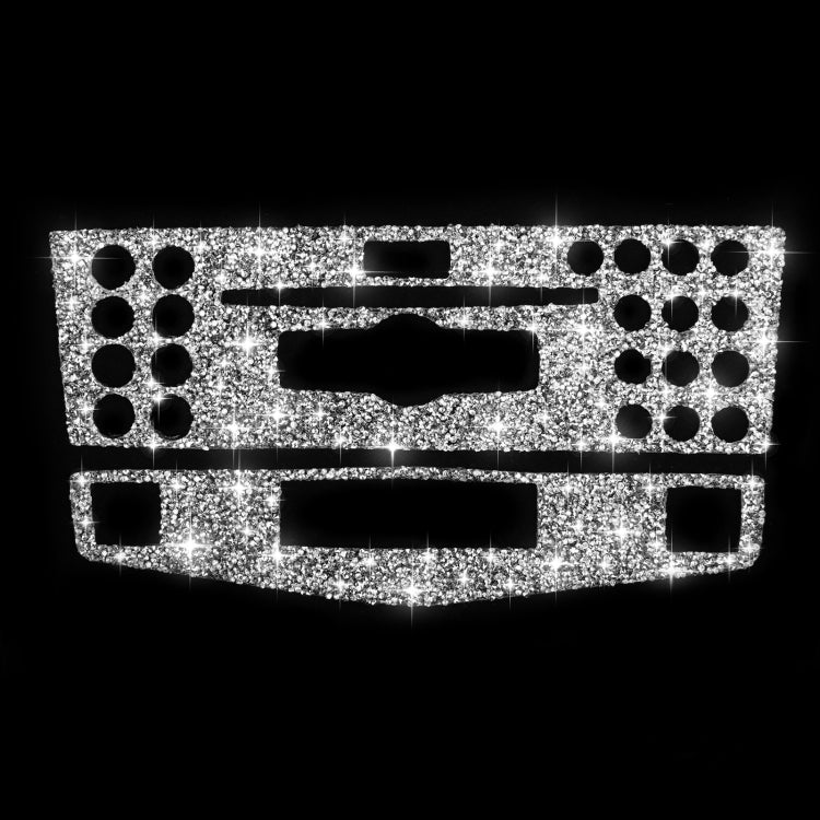 For Mercedes-Benz C-class W204 2007-2010 Car Central Control Panel B Diamond Decorative Sticker, Left and Right Drive - Car Interior Mouldings by PMC TechLife | Online Shopping South Africa | PMC TechLife | Buy Now Pay Later Mobicred