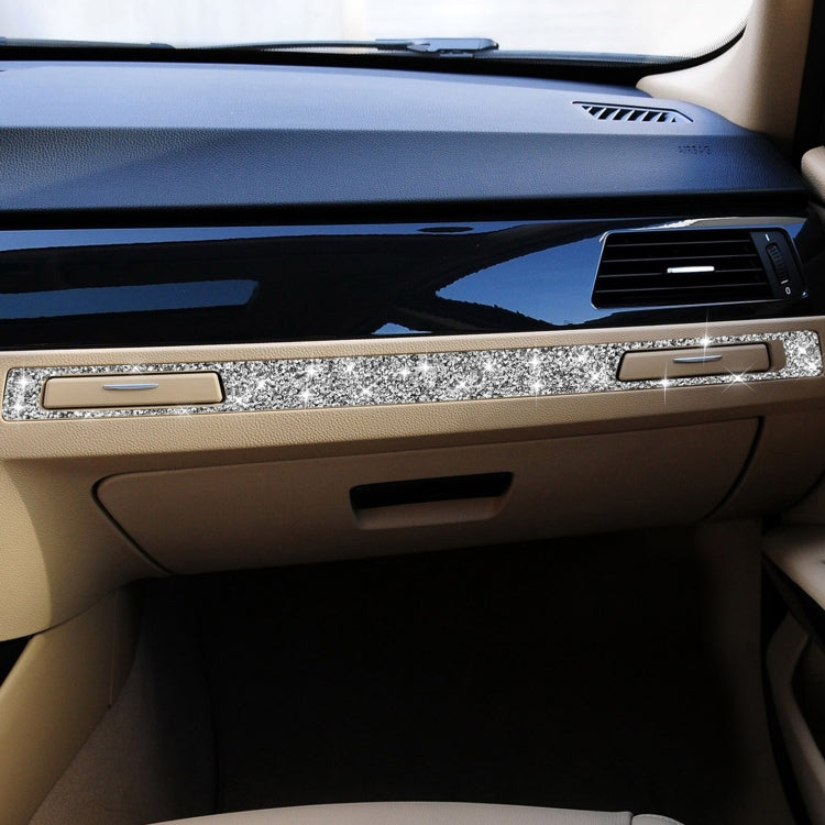 For BMW 3 Series E90 / E92 / E93 2005-2012 Car Passenger Side Center Control Diamond Decorative Sticker, Left Drive - Car Interior Mouldings by PMC TechLife | Online Shopping South Africa | PMC TechLife | Buy Now Pay Later Mobicred