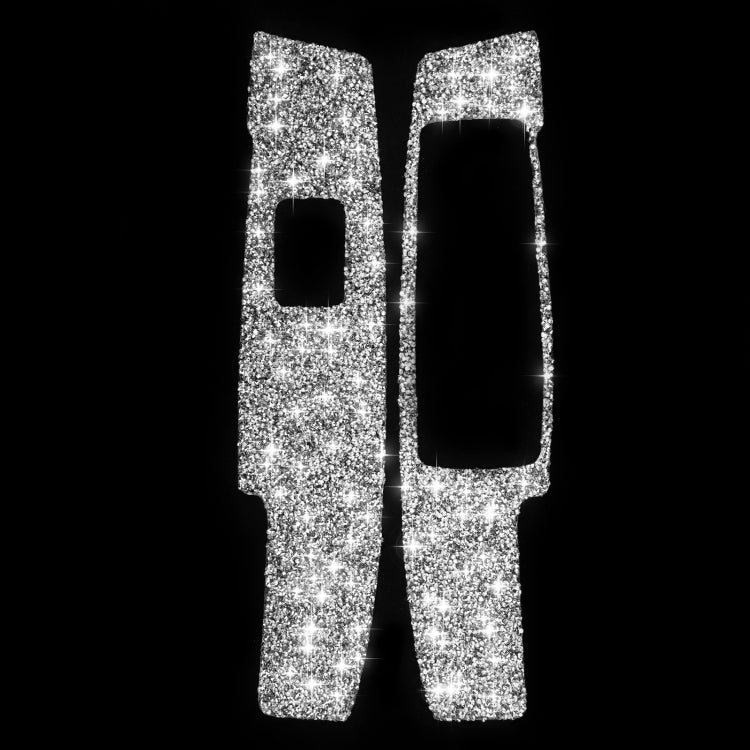 For Mercedes-Benz C-class W204 2007-2013 Car Window Lift Diamond Decorative Sticker, Left Drive - Car Interior Mouldings by PMC TechLife | Online Shopping South Africa | PMC TechLife | Buy Now Pay Later Mobicred
