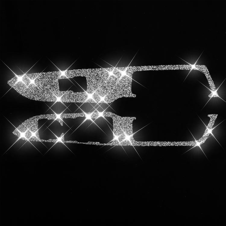 For Ford Mustang 2015-2020 Car Door Lift Panel A Diamond Decoration Sticker, Left Drive - Car Interior Mouldings by PMC TechLife | Online Shopping South Africa | PMC TechLife | Buy Now Pay Later Mobicred