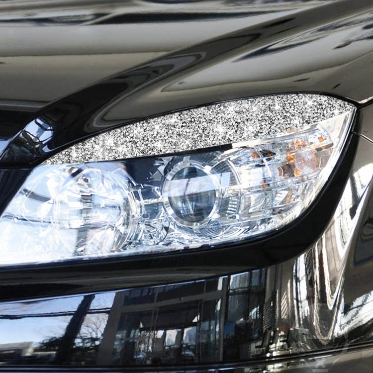 For Mercedes-Benz C-class W204 2008-2011 Car Light Eyebrow Diamond Decorative Sticker, Left and Right Drive - Car Interior Mouldings by PMC TechLife | Online Shopping South Africa | PMC TechLife | Buy Now Pay Later Mobicred