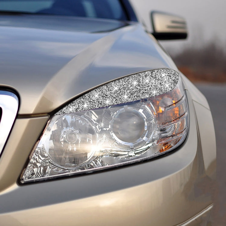 For Mercedes-Benz C-class W204 2008-2011 Car Light Eyebrow Diamond Decorative Sticker, Left and Right Drive - Car Interior Mouldings by PMC TechLife | Online Shopping South Africa | PMC TechLife | Buy Now Pay Later Mobicred