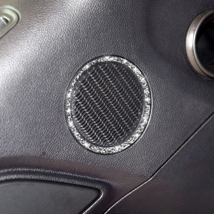 For Ford Mustang 2015-2020 Car Horn Circle Diamond Decoration Sticker, Left and Right Drive - free shipping - PMC TechLife - Order now!