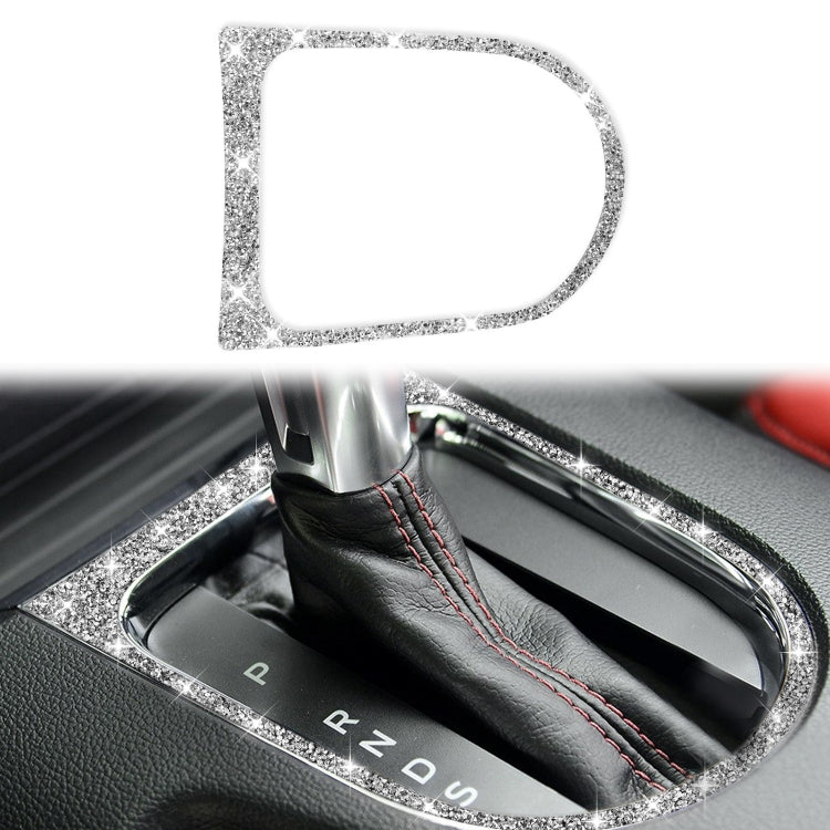 For Ford Mustang 2015-2020 Car Gear Shift Outer Ring Diamond Decoration Sticker, Left and Right Drive - Car Interior Mouldings by PMC TechLife | Online Shopping South Africa | PMC TechLife | Buy Now Pay Later Mobicred