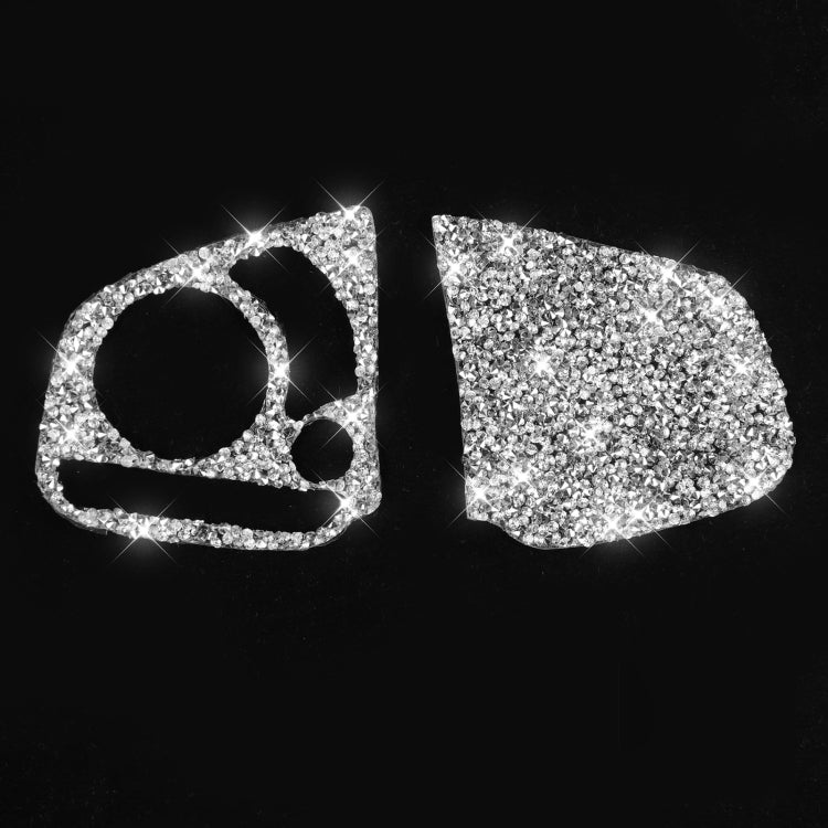 For Honda Civic 2016-2019 Car Steering Wheel Buttons Middle Configuration Diamond Decorative Sticker, Left and Right Drive - Car Interior Mouldings by PMC TechLife | Online Shopping South Africa | PMC TechLife | Buy Now Pay Later Mobicred