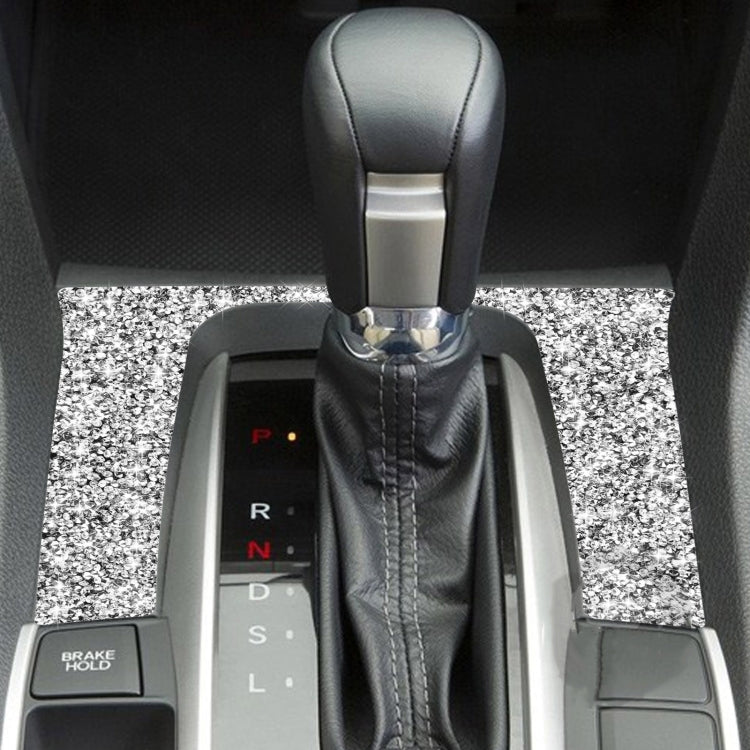 For Honda Civic 2016-2019 Car Gear Panel Diamond Decorative Sticker, Left and Right Drive - Car Interior Mouldings by PMC TechLife | Online Shopping South Africa | PMC TechLife | Buy Now Pay Later Mobicred