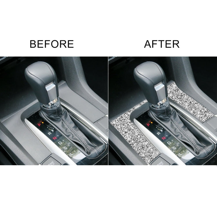 For Honda Civic 2016-2019 Car Gear Panel Diamond Decorative Sticker, Left and Right Drive - Car Interior Mouldings by PMC TechLife | Online Shopping South Africa | PMC TechLife | Buy Now Pay Later Mobicred