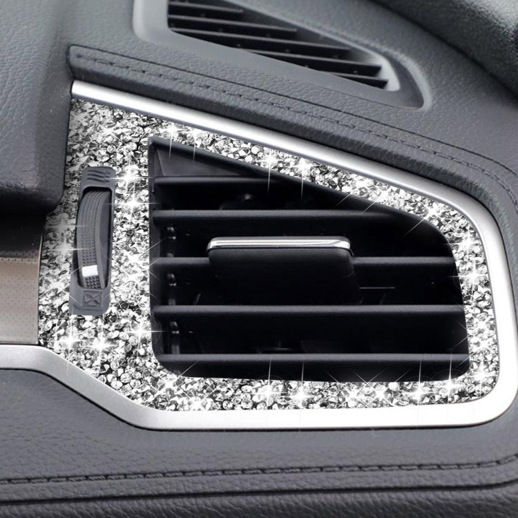 For Honda Civic 2016-2019 Car Left and Right Air Outlets Diamond Decorative Sticker, Left-hand Drive - Car Interior Mouldings by PMC TechLife | Online Shopping South Africa | PMC TechLife | Buy Now Pay Later Mobicred