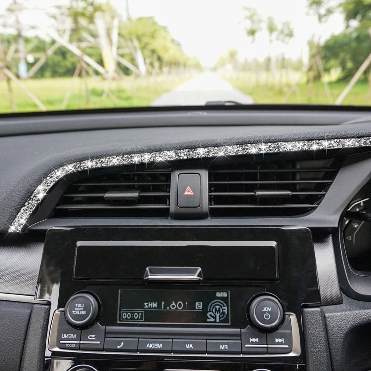 For Honda Civic 2016-2019 Car Central Control Air Outlets Upper Diamond Decorative Sticker, Right-hand Drive - Car Interior Mouldings by PMC TechLife | Online Shopping South Africa | PMC TechLife | Buy Now Pay Later Mobicred