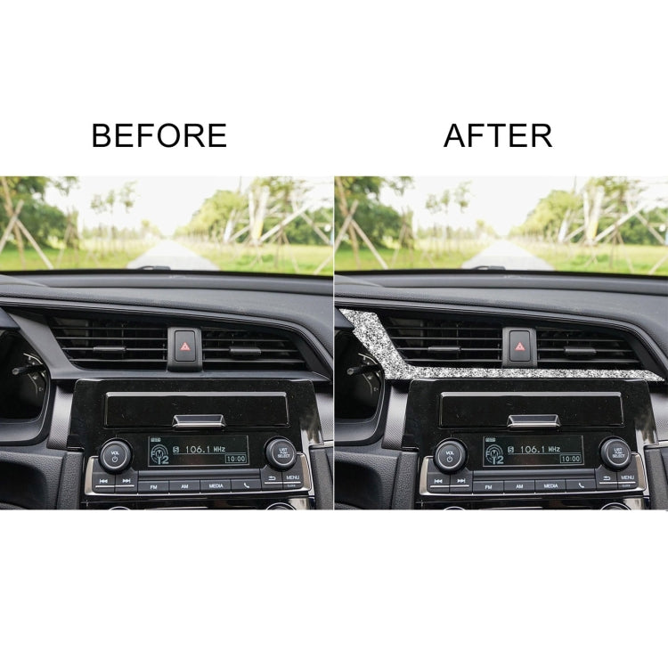 For Honda Civic 2016-2019 Car Central Control Air Outlets Below Diamond Decorative Sticker, Left-hand Drive - Car Interior Mouldings by PMC TechLife | Online Shopping South Africa | PMC TechLife | Buy Now Pay Later Mobicred