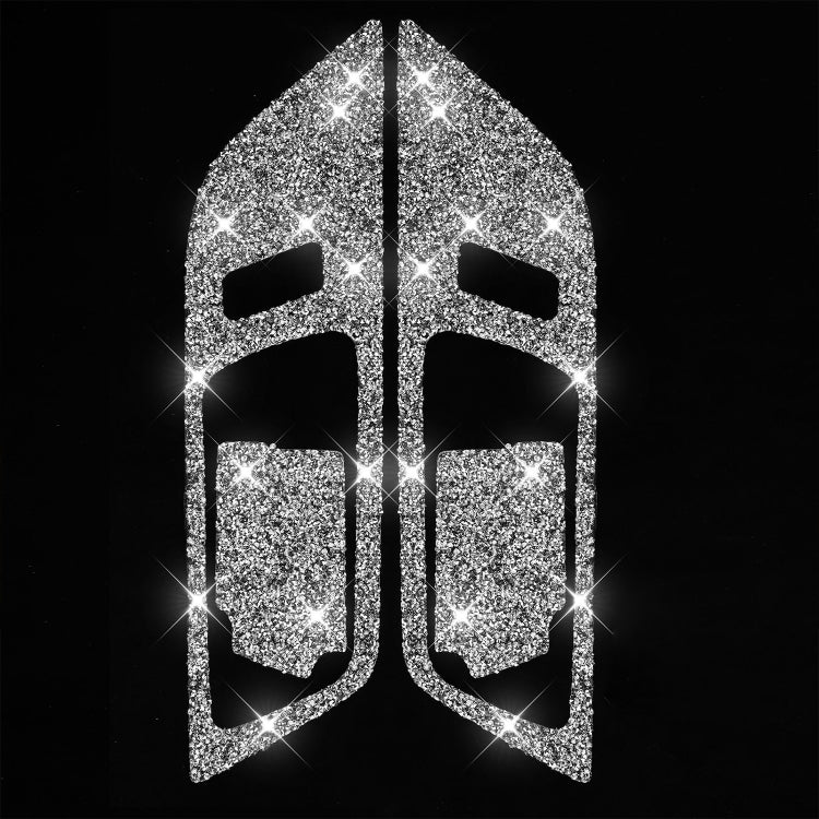 For Ford Mustang 2015-2020 4pcs Car Door Inner Handle Panel Diamond Decoration Sticker, Left and Right Drive - Car Interior Mouldings by PMC TechLife | Online Shopping South Africa | PMC TechLife | Buy Now Pay Later Mobicred